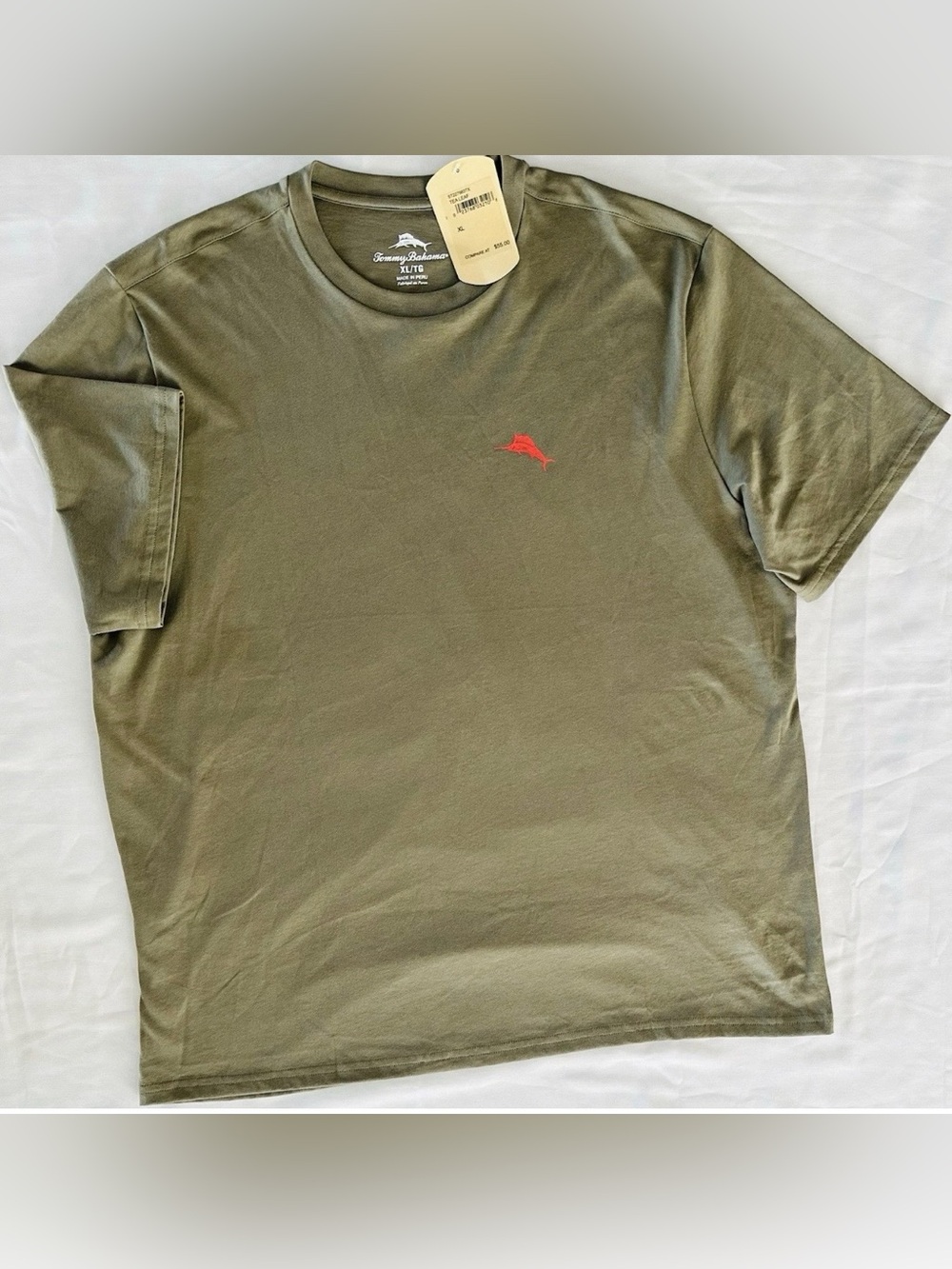 Tommy Bahama Men’s I GET BETTER WITH AGE T-shirt XL Green NWT Whiskey Bourbon - Picture 2 of 4